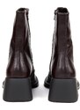 VAGABOND SHOEMAKERS Rövid szárú csizmák 'Ansie' barna / bordó
