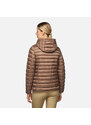 Dark Brown Women's Quilted Jacket Geox Jaysen - Women's