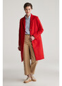 KABÁT GANT CLASSIC TAILORED WOOL COAT RUBY RED
