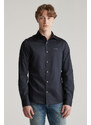 ING GANT SLIM SATEEN SHIRT BLACK