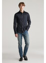 ING GANT SLIM SATEEN SHIRT BLACK
