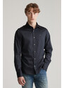 ING GANT SLIM SATEEN SHIRT BLACK