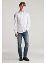 ING GANT SLIM SATEEN SHIRT WHITE
