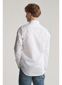 ING GANT SLIM SATEEN SHIRT WHITE