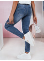 BASIC Kék női skinny farmer JEANELA UY2386