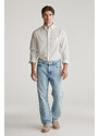 ING GANT REG MICRO PRINT SHIRT EGGSHELL