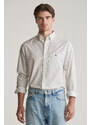 ING GANT REG MICRO PRINT SHIRT EGGSHELL