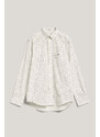 ING GANT REG MICRO PRINT SHIRT EGGSHELL