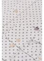 ING GANT REG MICRO PRINT SHIRT EGGSHELL