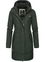 Ragwear Télikabátok 'Jannisa' barna / sötétzöld / fehér