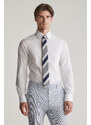 ING GANT SLIM STRETCH POPLIN SHIRT WHITE