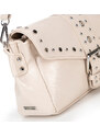 Wittchen Női ökobőr táska szegecsekkel - krém