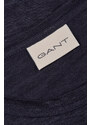 PÓLÓ GANT LINEN SS TSHIRT EVENING BLUE