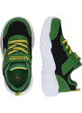 SKECHERS Sportcipő sárga / zöld / fekete / fehér