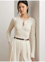 Lauren Ralph Lauren pulóver könnyű, női, bézs, 200963629