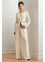 Lauren Ralph Lauren pulóver könnyű, női, bézs, 200963629