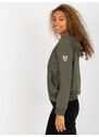 RUE PARIS Khaki steppelt bomber kabát -RV-BL-8226.11X-khaki