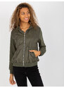 RUE PARIS Khaki steppelt bomber kabát -RV-BL-8226.11X-khaki