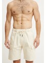 OAS pamut rövidnadrág bézs, férfi, 5023