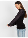BASIC Fekete blúz díszes ujjakkal TW-BZ-OB-046.62P-black