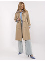 BASIC Bézs női trench kabát NM-PL-DD0369-C.81-dark beige