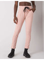 RELEVANCE Világosrózsaszín női melegítőnadrág RV-DR-6437.18-pink
