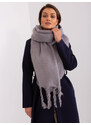 ITALY MODA Szürke sál rojtokkal AT-SZ-2313502.63P-grey