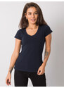 BASIC Női sötétkék póló RV-TS-4837.24P-dark blue