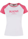 Karl Kani Póló világos-rózsaszín / fehér