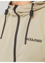 JACK & JONES Átmeneti dzseki 'JJERush' világosbarna / fekete