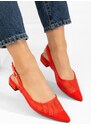 Zapatos Margaryte piros női szling