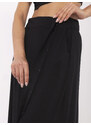 BASIC Fekete női viszkóz midi szoknya D73761M50222A-black