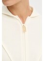 Victoria Beckham gyapjú kardigán bézs, könnyű, 1325KTP006406A