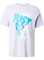 Nike Sportswear Póló égkék / világosszürke / fehér