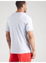 Nike Sportswear Póló égkék / világosszürke / fehér