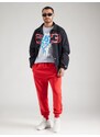 Nike Sportswear Póló égkék / világosszürke / fehér