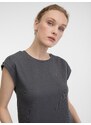 Grey women's crop t-shirt with short sleeves ORSAY - Women's