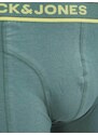 JACK & JONES Boxeralsók 'JACBRYSON' galambkék / mokka / világoszöld / fekete