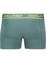 JACK & JONES Boxeralsók 'JACBRYSON' galambkék / mokka / világoszöld / fekete