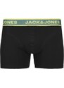 JACK & JONES Boxeralsók 'JACBRYSON' galambkék / mokka / világoszöld / fekete