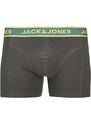 JACK & JONES Boxeralsók 'JACBRYSON' galambkék / mokka / világoszöld / fekete