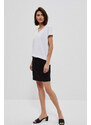 Marisse Smooth Skirt With Pockets L-Sc-3711 Black