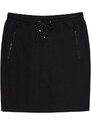 Marisse Smooth Skirt With Pockets L-Sc-3711 Black