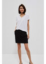 Marisse Smooth Skirt With Pockets L-Sc-3711 Black