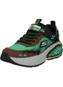 SKECHERS Sportcipő 'MEGA-CRAFT 4K' barna / szürke / zöld / fekete