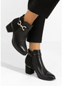 Zapatos Safia fekete elegáns női bokacsizma