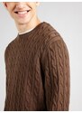 Only & Sons Pulóver 'LOUI' csokoládé