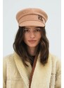 Ruslan Baginskiy pamut sapka bézs, KPC036-W-PNS