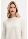 United Colors of Benetton pulóver gyapjúkeverékből bézs, 1Y6SD10CH