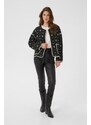 Cream Átmeneti dzseki 'Naomi' fekete / fehér